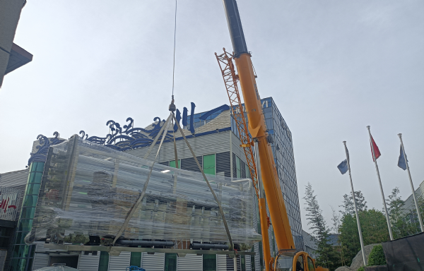 【川一股份】60T/H單級反滲透設備裝車發(fā)往甘肅張掖市